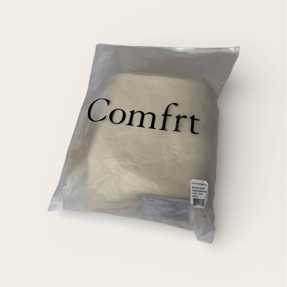Comfrt Signature Sweatpants- Bone NWT - Picture 3 of 5